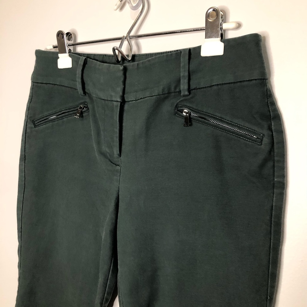 Ann Taylor Straight Leg Zippered Chinos